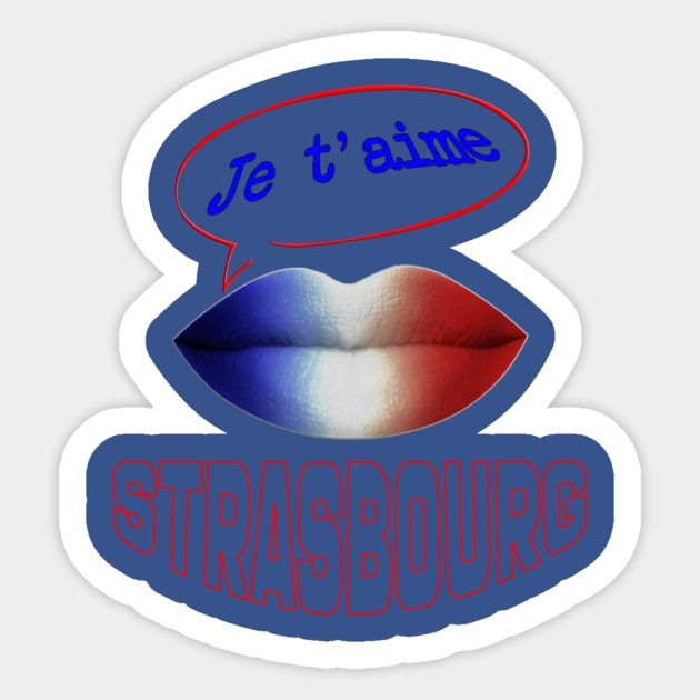 JE TAIME STRASBOURG Sticker by ShamSahid